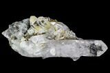 Quartz and Adularia Crystal Association - Norway #111448-3